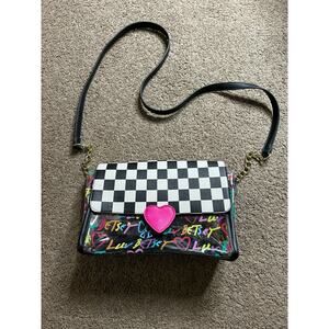 Betsey Johnson Colorful Checkered Women's Bag